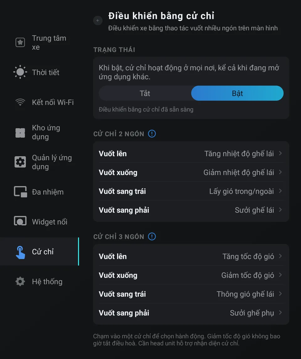 Multi-touch Gestures